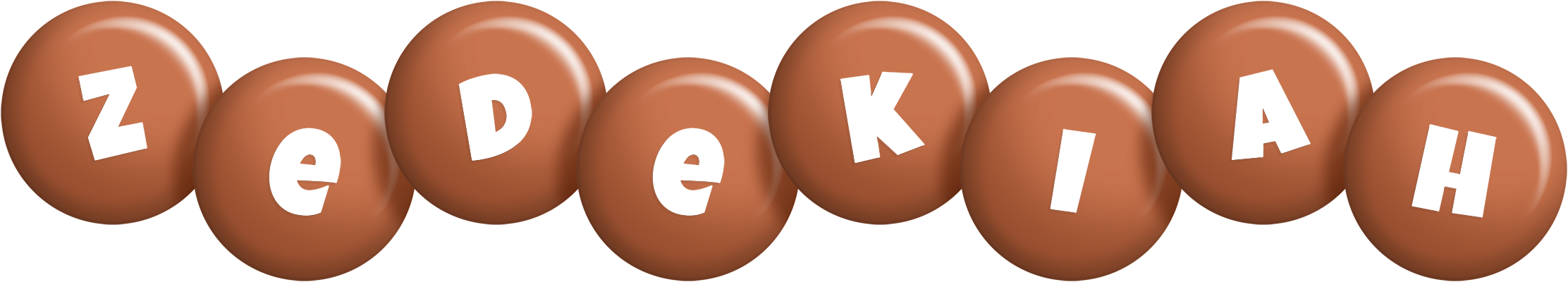 Zedekiah candy-brown logo