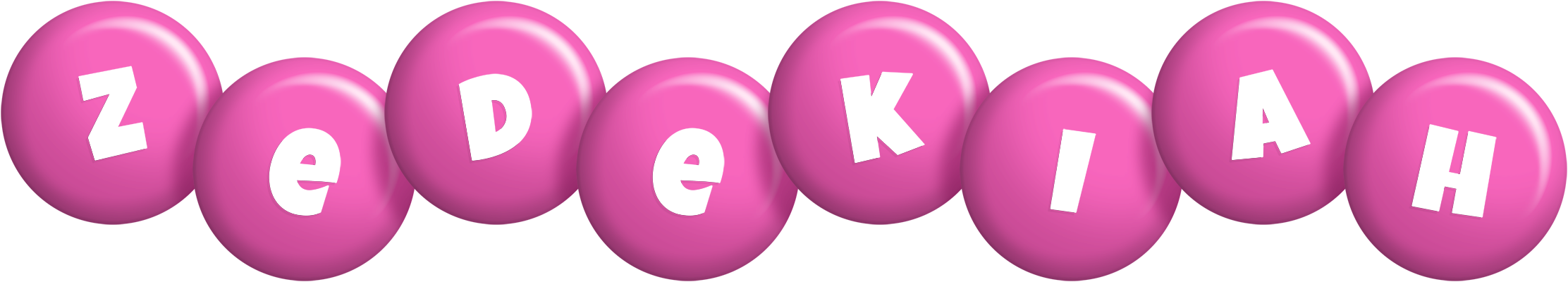 Zedekiah candy-pink logo
