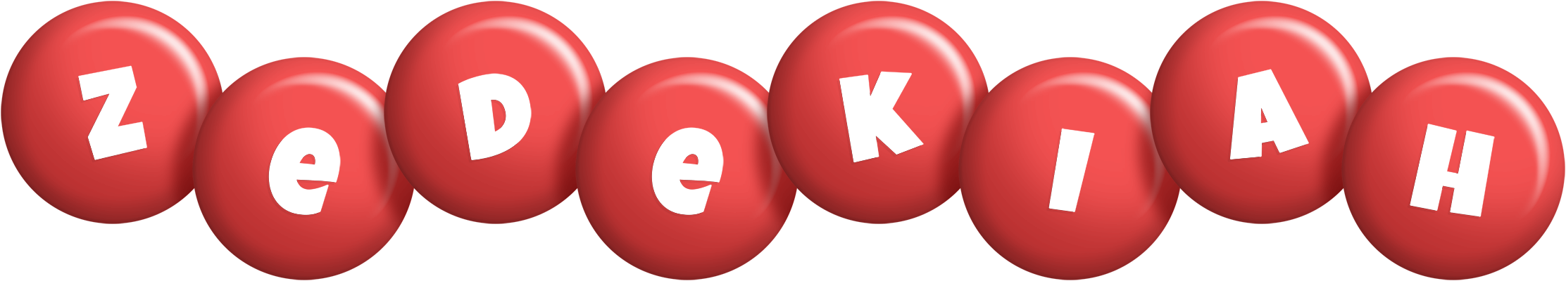 Zedekiah candy-red logo