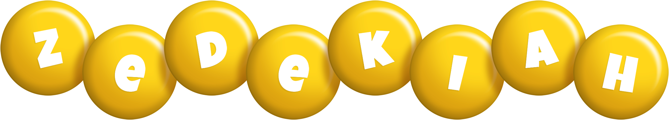 Zedekiah candy-yellow logo
