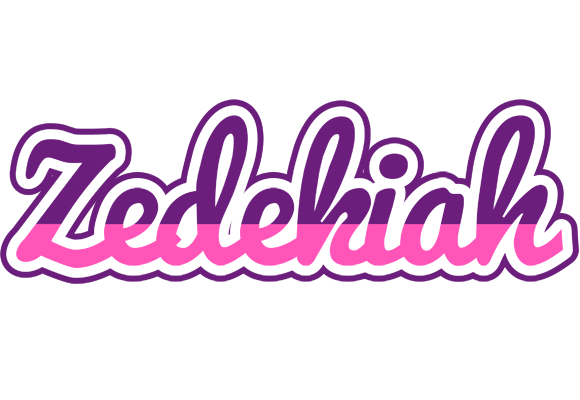 Zedekiah cheerful logo