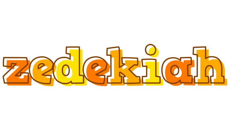 Zedekiah desert logo