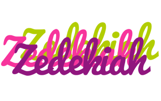 Zedekiah flowers logo