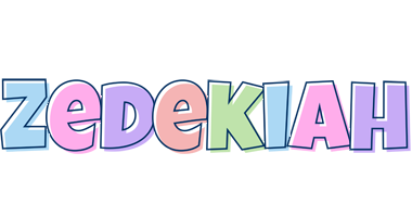 Zedekiah pastel logo