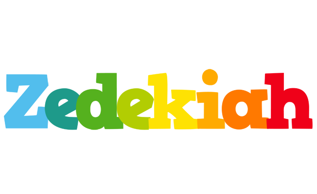 Zedekiah rainbows logo