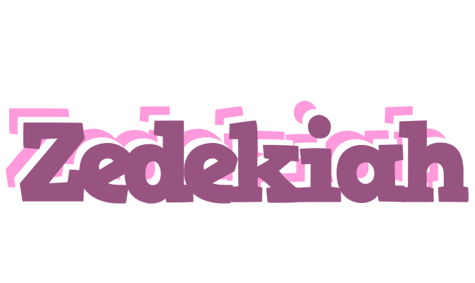 Zedekiah relaxing logo