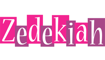 Zedekiah whine logo