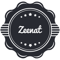 Zeenat badge logo