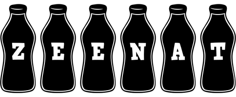 Zeenat bottle logo