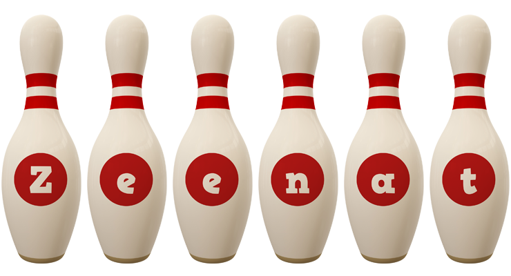 Zeenat bowling-pin logo