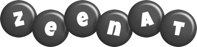 Zeenat candy-black logo