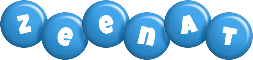 Zeenat candy-blue logo