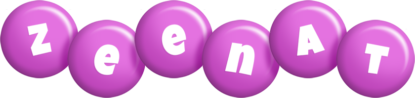 Zeenat candy-purple logo