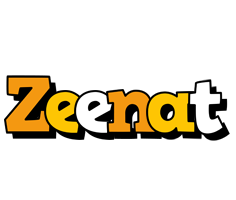 Zeenat cartoon logo