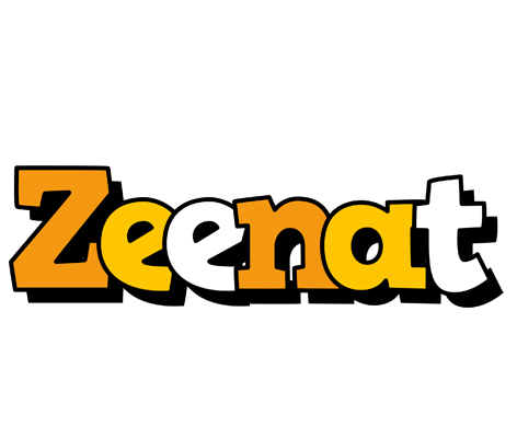 Zeenat cartoon logo