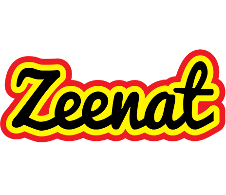 Zeenat flaming logo