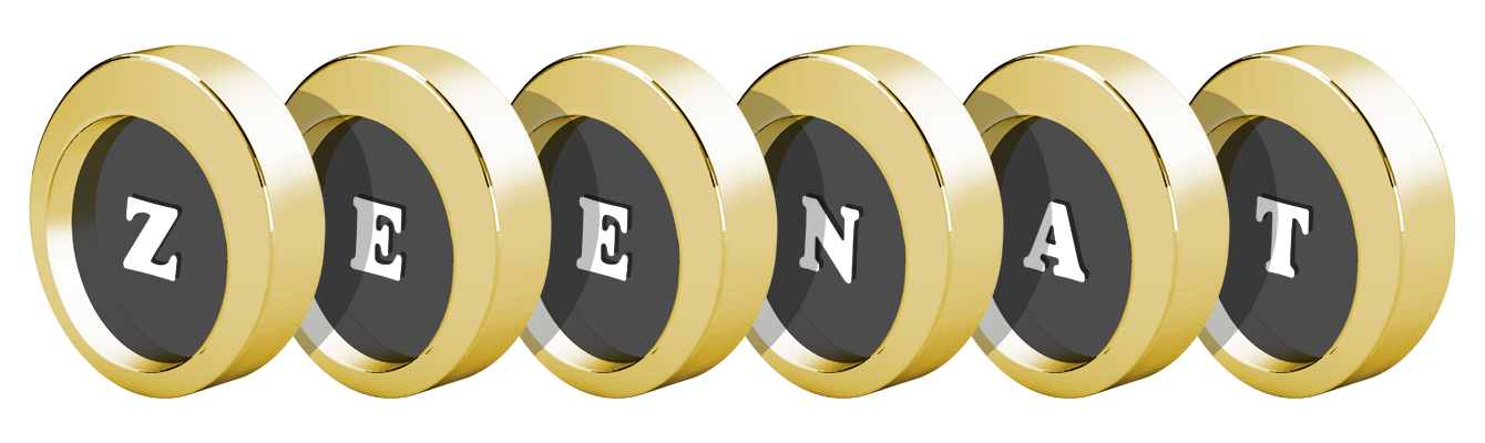 Zeenat gold logo