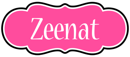 Zeenat invitation logo