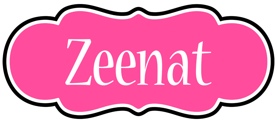 Zeenat invitation logo