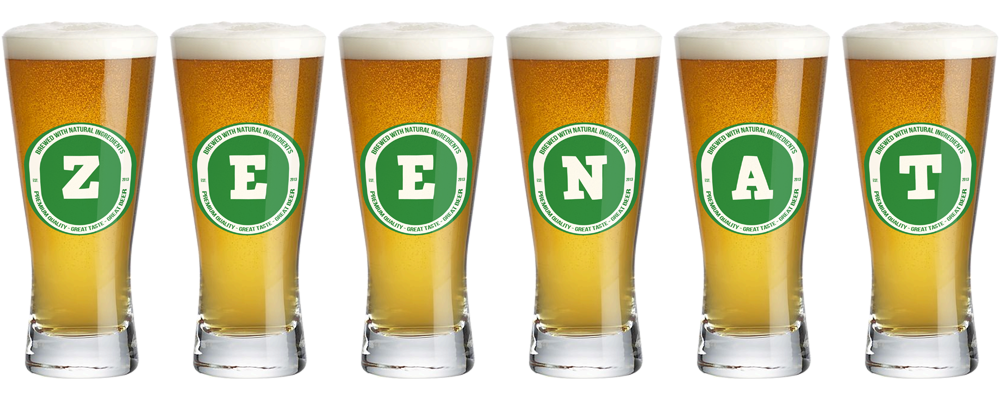 Zeenat lager logo