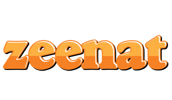 Zeenat orange logo