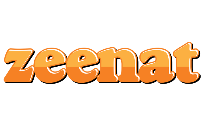 Zeenat orange logo