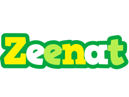 Zeenat soccer logo