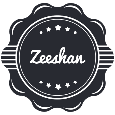 Zeeshan badge logo