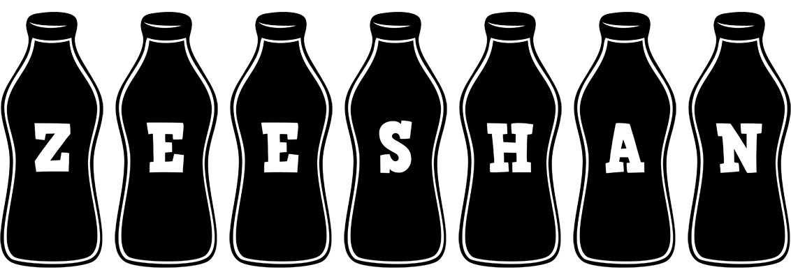 Zeeshan bottle logo