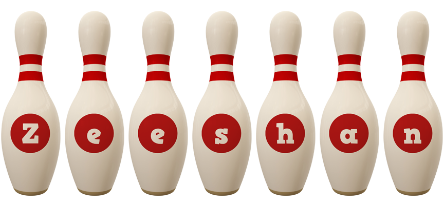 Zeeshan bowling-pin logo