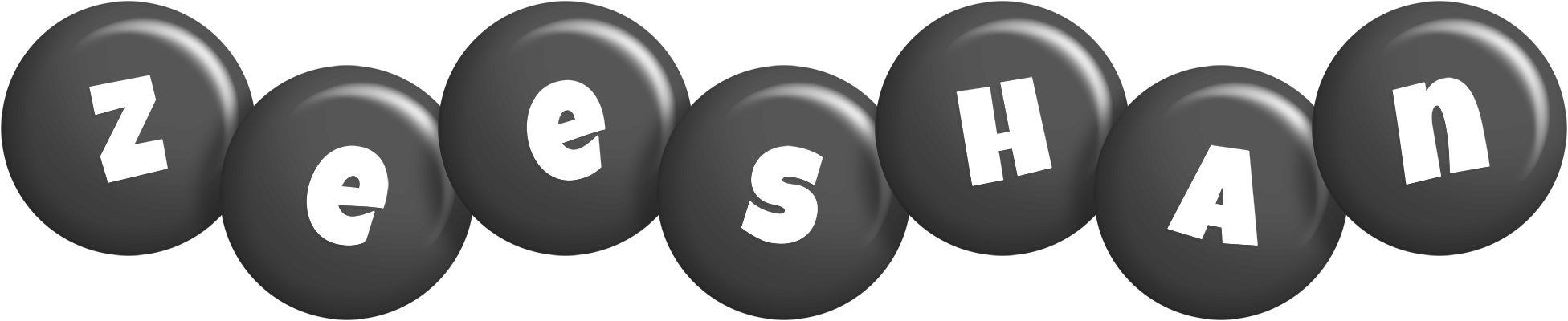 Zeeshan candy-black logo