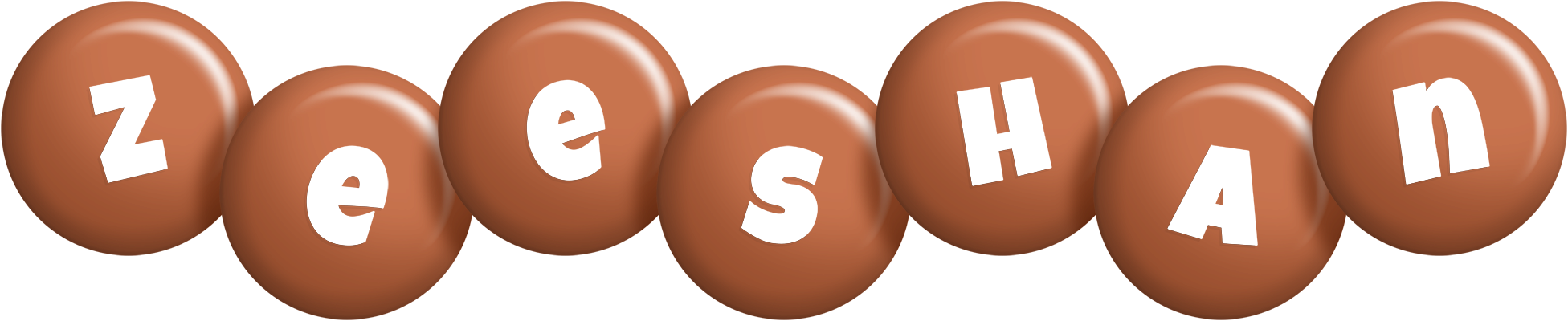Zeeshan candy-brown logo