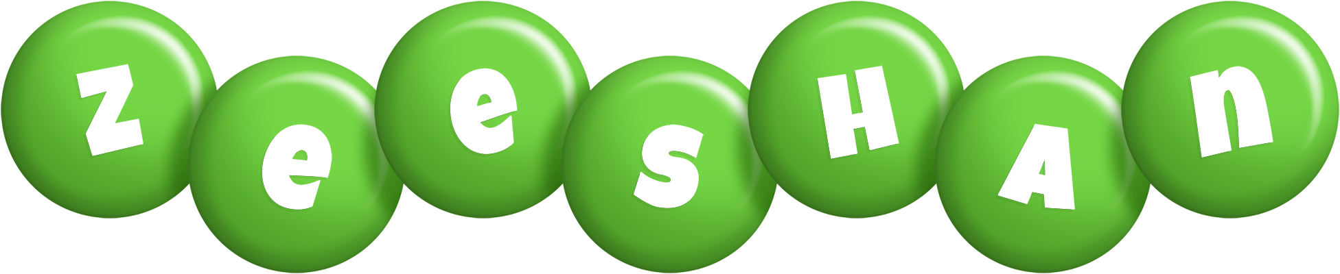 Zeeshan candy-green logo