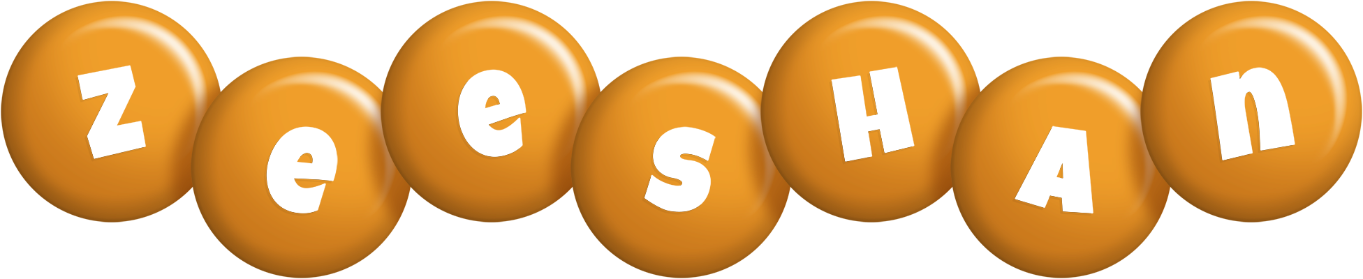 Zeeshan candy-orange logo