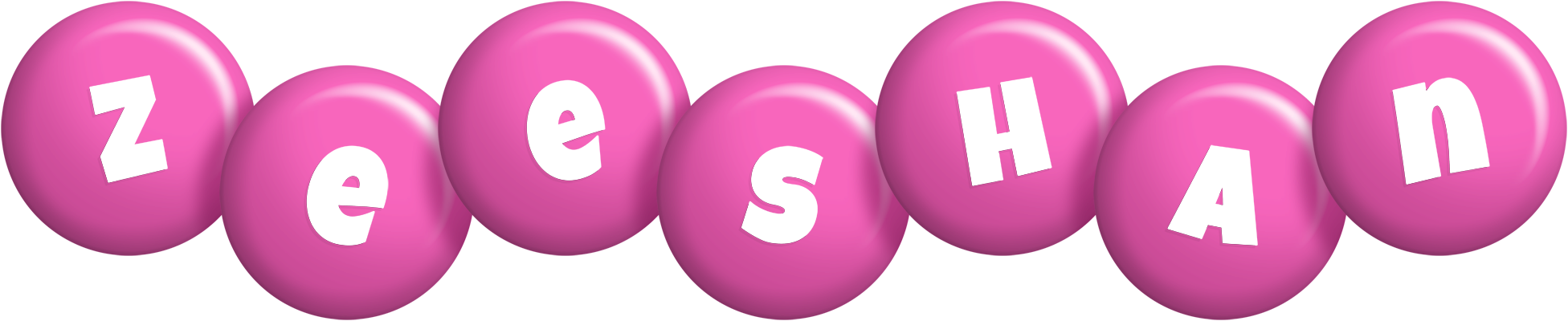Zeeshan candy-pink logo