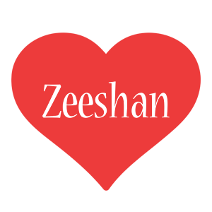 Zeeshan love logo