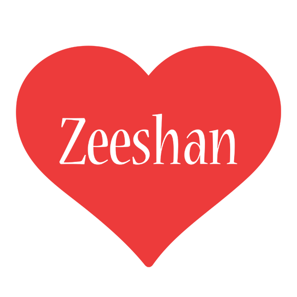 Zeeshan love logo