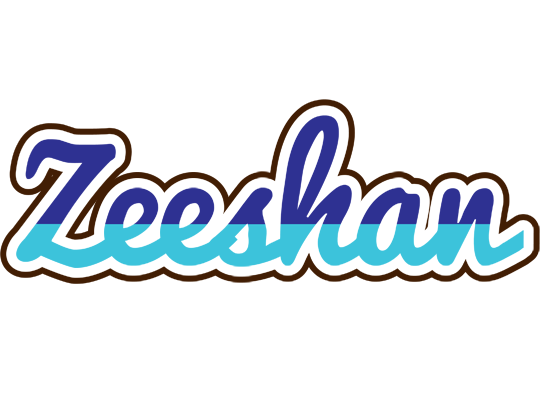 Zeeshan raining logo