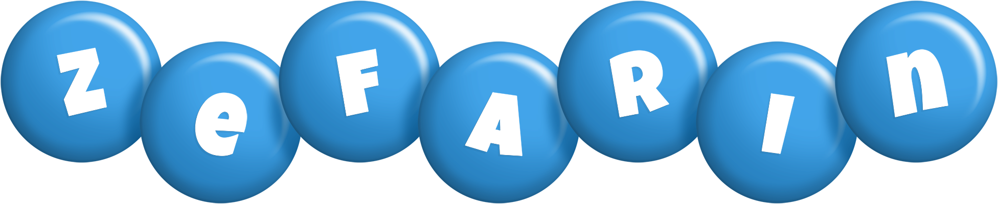 Zefarin candy-blue logo