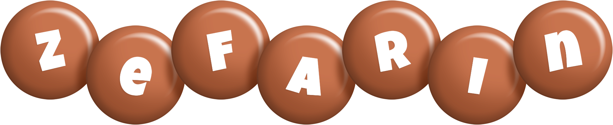 Zefarin candy-brown logo