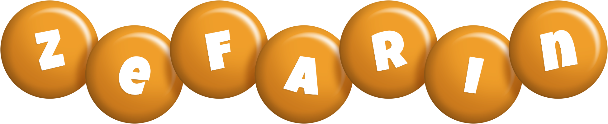 Zefarin candy-orange logo