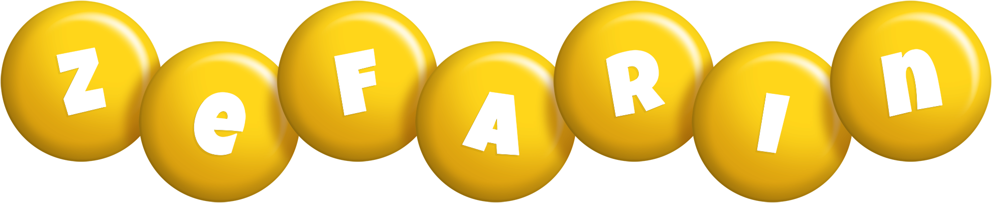 Zefarin candy-yellow logo