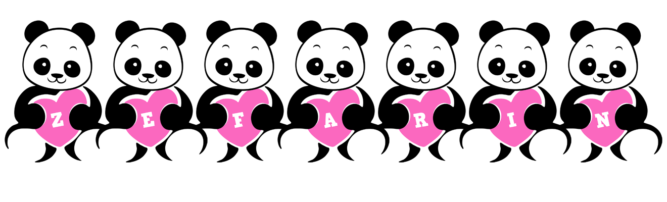 Zefarin love-panda logo