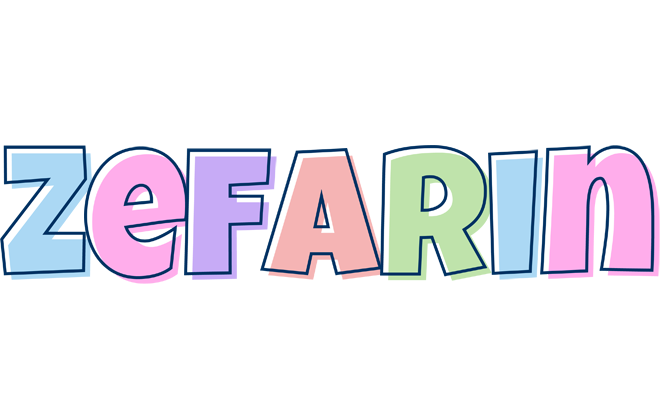 Zefarin pastel logo