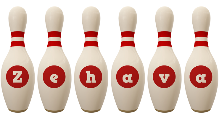 Zehava bowling-pin logo