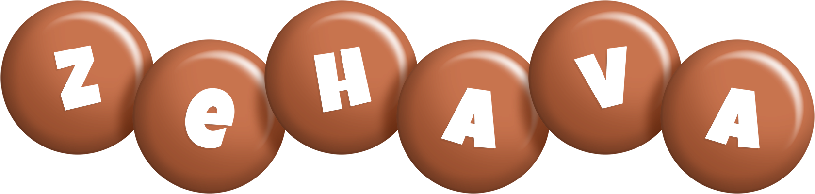 Zehava candy-brown logo