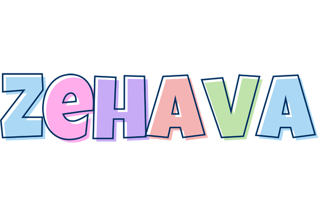 Zehava pastel logo