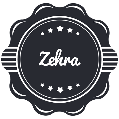 Zehra badge logo