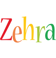 Zehra birthday logo