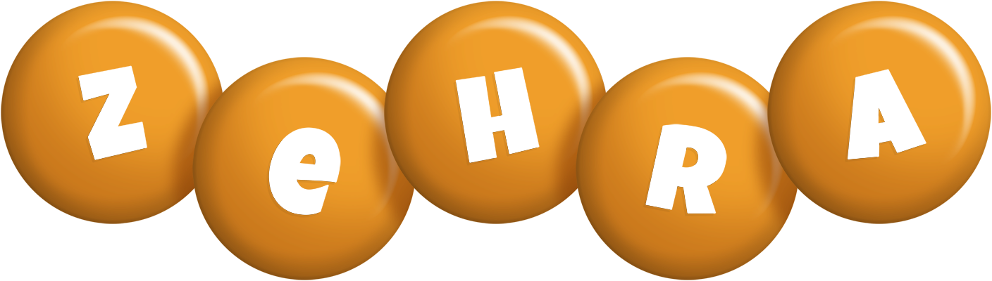 Zehra candy-orange logo